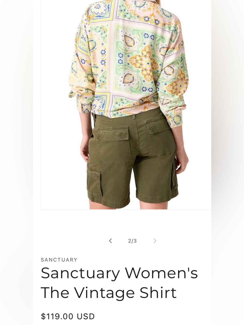 Sanctuary Pastel Floral Multi-Color Rayon Top - Picture 8 of 14